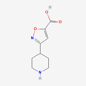 3-(Piperidin-4-yl)-1,2-oxazole-5-carboxylic acid