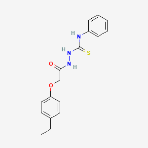 1-(2-(4-Ethylphenoxy)acetyl)-4-phenylthiosemicarbazide
