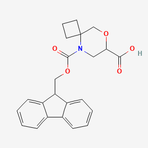 5-(9H-Fluoren-9-ylmethoxycarbonyl)-8-oxa-5-azaspiro[3.5]nonane-7-carboxylic acid
