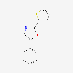 5-Phenyl-2-(thiophen-2-YL)oxazole
