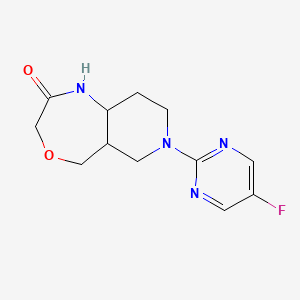 7-(5-fluoropyrimidin-2-yl)octahydropyrido[4,3-e][1,4]oxazepin-2(3H)-one