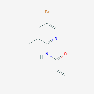 N-(5-bromo-3-methylpyridin-2-yl)prop-2-enamide