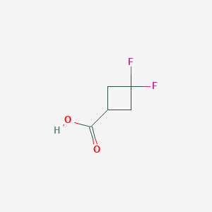 molecular formula C5H6F2O2 B028011 3,3-Difluorocyclobutanecarboxylic acid CAS No. 107496-54-8