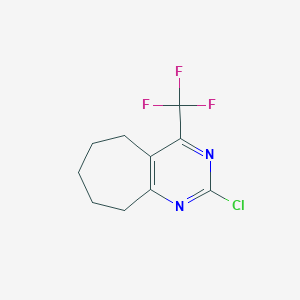 2-Chloro-4-(trifluoromethyl)-6,7,8,9-tetrahydro-5H-cyclohepta[d]pyrimidine