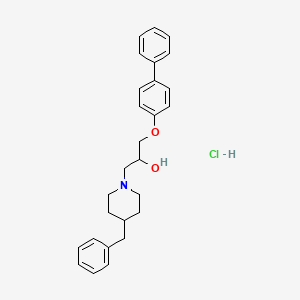 1-([1,1'-Biphenyl]-4-yloxy)-3-(4-benzylpiperidin-1-yl)propan-2-ol hydrochloride
