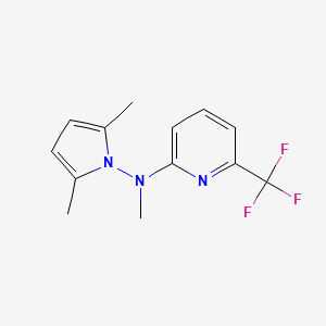 N-(2,5-dimethylpyrrol-1-yl)-N-methyl-6-(trifluoromethyl)pyridin-2-amine