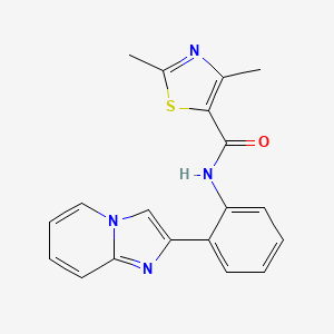 N-(2-(imidazo[1,2-a]pyridin-2-yl)phenyl)-2,4-dimethylthiazole-5-carboxamide