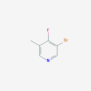 molecular formula C6H5BrFN B2801183 3-Bromo-4-fluoro-5-methylpyridine CAS No. 1211536-44-5