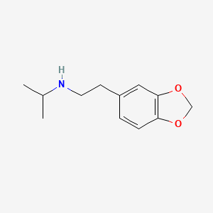 molecular formula C12H17NO2 B2801195 N-[2-(1,3-benzodioxol-5-yl)ethyl]propan-2-amine CAS No. 106310-52-5