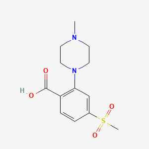 2-(4-Methyl-1-piperazinyl)-4-(methylsulfonyl)benzoic acid