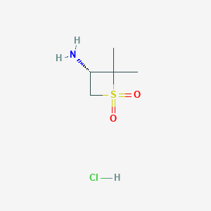 (S)-3-Amino-2,2-dimethylthietane 1,1-dioxide hydrochloride