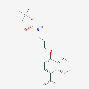 [3-(4-Formyl-naphthalen-1-yloxy)-propyl]carbamic acid tert-butyl ester