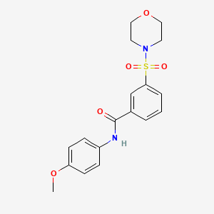N-(4-Methoxy-phenyl)-3-(morpholine-4-sulfonyl)-benzamide