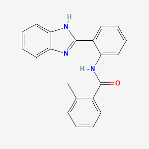 N-[2-(1H-benzimidazol-2-yl)phenyl]-2-methylbenzamide