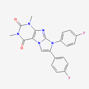 7,8-bis(4-fluorophenyl)-1,3-dimethyl-1H-imidazo[2,1-f]purine-2,4(3H,8H)-dione