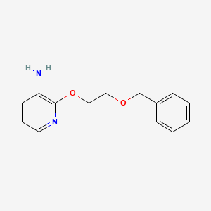 2-[2-(Benzyloxy)ethoxy]pyridin-3-amine