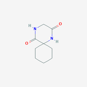 molecular formula C9H14N2O2 B028015 1,4-Diazaspiro[5.5]undecane-2,5-dione CAS No. 106025-29-0