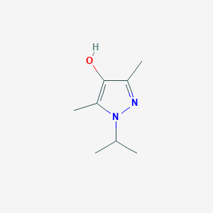 molecular formula C8H14N2O B2801649 1-Isopropyl-3,5-dimethyl-1H-pyrazol-4-ol CAS No. 1487838-04-9