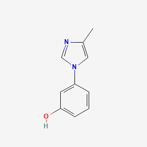 Phenol, 3-(4-methyl-1H-imidazol-1-yl)-