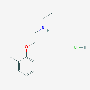molecular formula C11H18ClNO B2801720 Ethyl[2-(2-methylphenoxy)ethyl]amine hydrochloride CAS No. 1909348-14-6