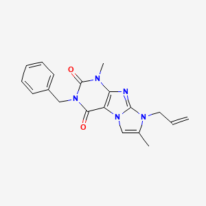 8-allyl-3-benzyl-1,7-dimethyl-1H-imidazo[2,1-f]purine-2,4(3H,8H)-dione