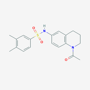 N-(1-acetyl-3,4-dihydro-2H-quinolin-6-yl)-3,4-dimethylbenzenesulfonamide