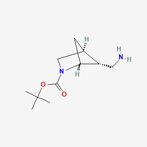 Tert-butyl (1R,4S,5R)-5-(aminomethyl)-2-azabicyclo[2.1.1]hexane-2-carboxylate