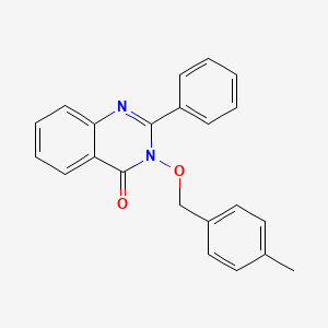 3-[(4-Methylphenyl)methoxy]-2-phenylquinazolin-4-one