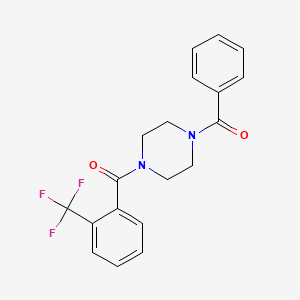 1-Benzoyl-4-[2-(trifluoromethyl)benzoyl]piperazine