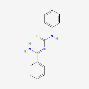 N-[(Z)-amino(phenyl)methylidene]-N'-phenylthiourea