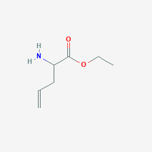 molecular formula C7H13NO2 B2801785 Ethyl 2-aminopent-4-enoate CAS No. 68843-72-1