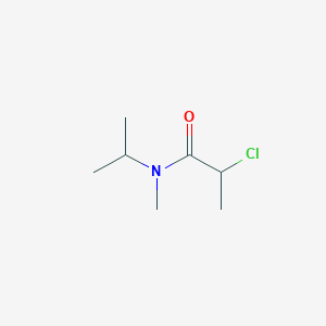 molecular formula C7H14ClNO B2801796 2-氯-N-甲基-N-(异丙基)丙酰胺 CAS No. 953749-54-7