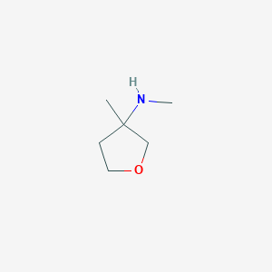 molecular formula C6H13NO B2801797 N,3-dimethyloxolan-3-amine CAS No. 1506655-93-1