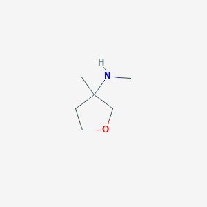 N,3-dimethyloxolan-3-amine