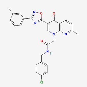 3-[3-(sec-butylamino)-3-oxopropyl]-N-(4-chlorophenyl)piperidine-1-carboxamide