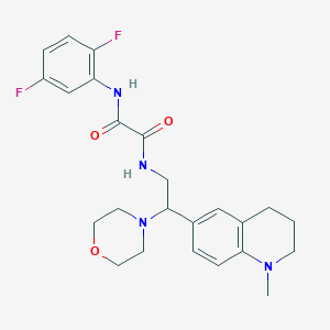 N-(2,5-difluorophenyl)-N'-[2-(1-methyl-1,2,3,4-tetrahydroquinolin-6-yl)-2-morpholin-4-ylethyl]ethanediamide