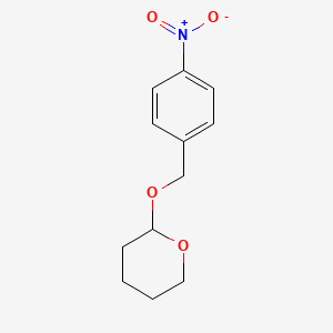 molecular formula C12H15NO4 B2801884 2-((4-Nitrobenzyl)oxy)tetrahydro-2H-pyran CAS No. 18483-99-3