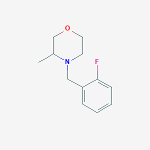 4-[(2-Fluorophenyl)methyl]-3-methylmorpholine