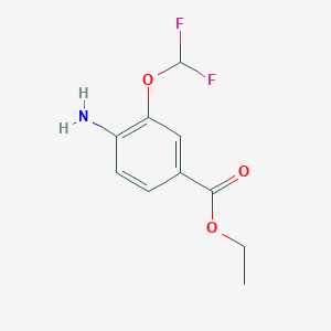 B2801994 Ethyl 4-amino-3-(difluoromethoxy)benzoate CAS No. 2248285-54-1