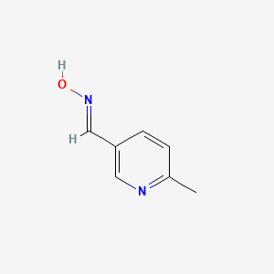 molecular formula C7H8N2O B2802106 N-[(6-Methylpyridin-3-yl)methylidene]hydroxylamine CAS No. 1081840-80-3
