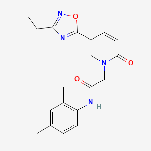 N-(2,4-dimethylphenyl)-2-(5-(3-ethyl-1,2,4-oxadiazol-5-yl)-2-oxopyridin-1(2H)-yl)acetamide