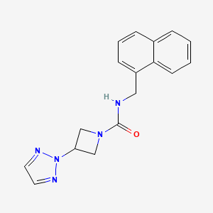 N-(Naphthalen-1-ylmethyl)-3-(triazol-2-yl)azetidine-1-carboxamide