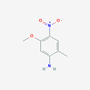 molecular formula C8H10N2O3 B028023 5-Methoxy-2-methyl-4-nitroaniline CAS No. 106579-00-4