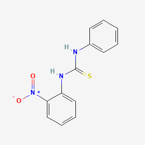 molecular formula C13H11N3O2S B2802302 1-(2-Nitrophenyl)-3-phenyl-2-thiourea CAS No. 72602-73-4