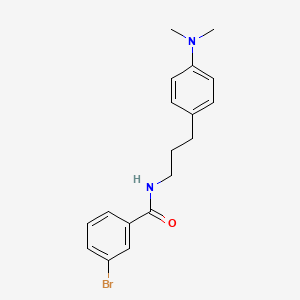 3-bromo-N-(3-(4-(dimethylamino)phenyl)propyl)benzamide