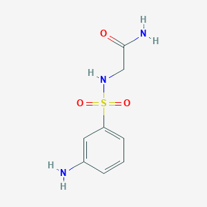 2-(3-Aminobenzenesulfonamido)acetamide