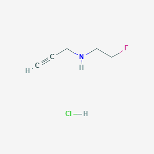 (2-Fluoroethyl)(prop-2-yn-1-yl)amine hydrochloride