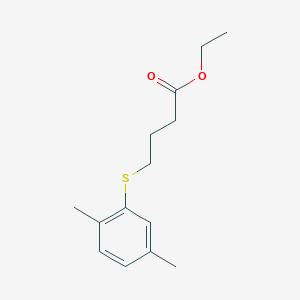 Ethyl 4-[(2,5-dimethylphenyl)sulfanyl]butyrate