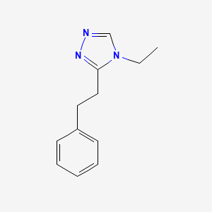 4-ethyl-3-(2-phenylethyl)-4H-1,2,4-triazole