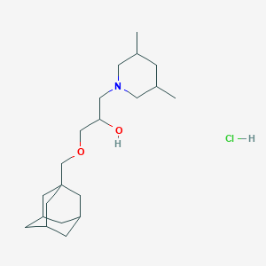 1-((3r,5r,7r)-Adamantan-1-ylmethoxy)-3-(3,5-dimethylpiperidin-1-yl)propan-2-ol hydrochloride